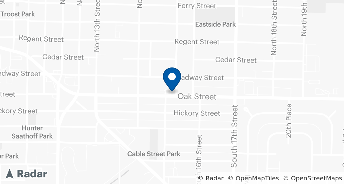 Map of Dairy Queen Location:: 1445 Oak St, Niles, MI, 49120-3629